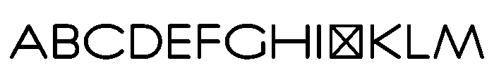 Axo WideRegular Font UPPERCASE