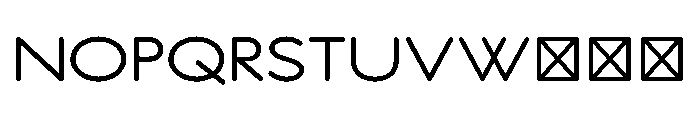Axo WideRegular Font UPPERCASE