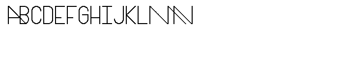Ayvian Bold Angled Font UPPERCASE