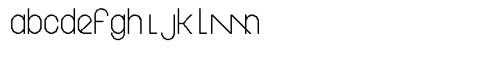 Ayvian Bold Angled Font LOWERCASE