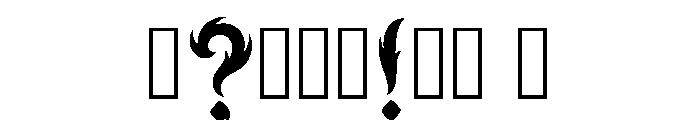 Aya Regular Font OTHER CHARS