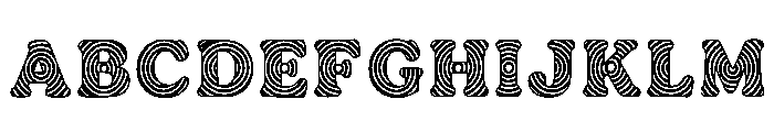 Ayana Regular Font UPPERCASE