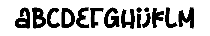 Aylea Study Font UPPERCASE