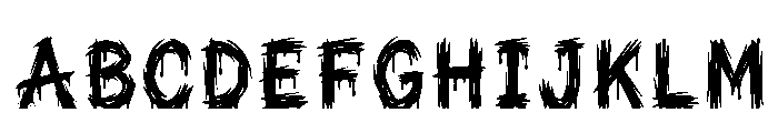 Ayu Regular Font UPPERCASE