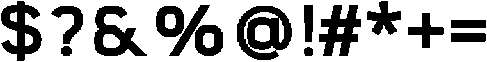 Aybrion-Bold otf (700) Font OTHER CHARS