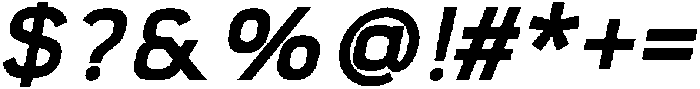 Aybrion-BoldItalic otf (700) Font OTHER CHARS