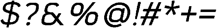 Aybrion-Italic otf (400) Font OTHER CHARS