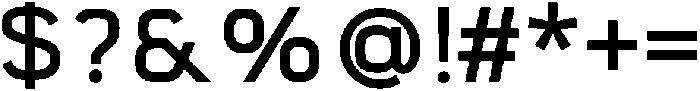 Aybrion Medium otf (500) Font OTHER CHARS