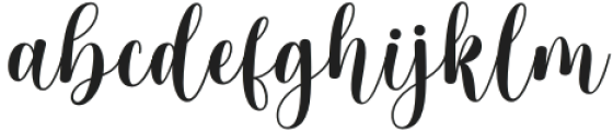 Ayesha Regular otf (400) Font LOWERCASE