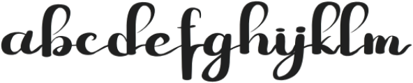 Ayink otf (400) Font LOWERCASE