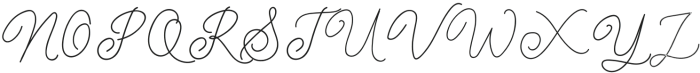 Aynun Regular otf (400) Font UPPERCASE