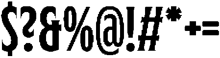 Ayr Basepath Condensed otf (400) Font OTHER CHARS