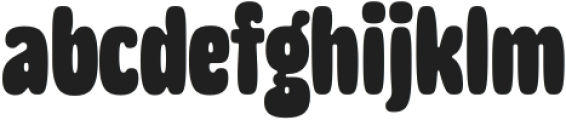 Ayr Globey Regular otf (400) Font LOWERCASE