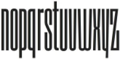 Ayr Gothedge Regular otf (400) Font LOWERCASE