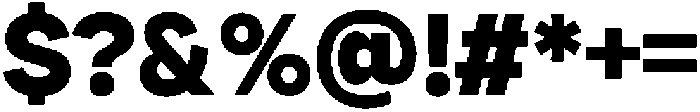 Ayr Neutral ExtraBold otf (700) Font OTHER CHARS