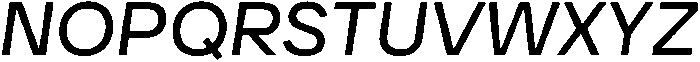 Ayr Neutral Italic otf (400) Font UPPERCASE