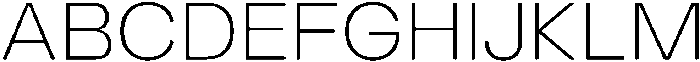 Ayr Neutral Thin otf (100) Font UPPERCASE