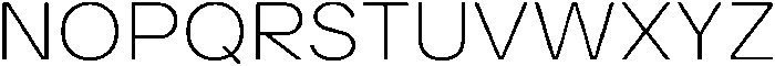 Ayr Neutral Thin otf (100) Font UPPERCASE