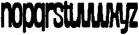 Ayr Stretch Bleed Light otf (300) Font LOWERCASE
