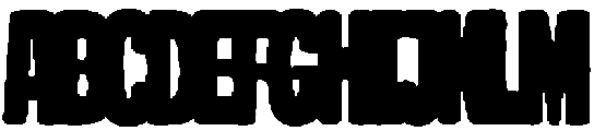 Ayr Stretch Bleed Regular otf (400) Font UPPERCASE