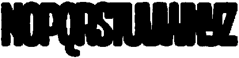 Ayr Stretch Bleed Regular otf (400) Font UPPERCASE