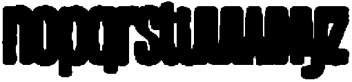 Ayr Stretch Bleed Regular otf (400) Font LOWERCASE