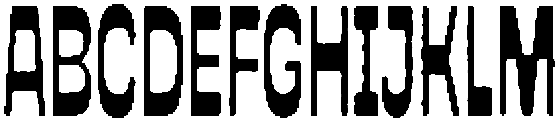 Ayr Stretch Bleed Thin otf (100) Font UPPERCASE