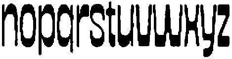 Ayr Stretch Bleed Thin otf (100) Font LOWERCASE