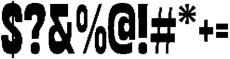Ayr Stretch Bold otf (700) Font OTHER CHARS
