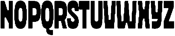Ayr Stretch Bold otf (700) Font UPPERCASE