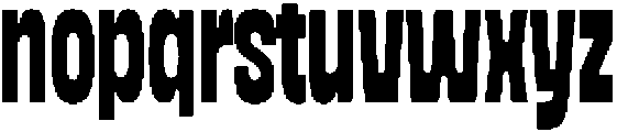 Ayr Stretch Bold otf (700) Font LOWERCASE