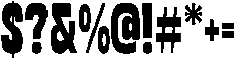 Ayr Stretch Extrabold otf (700) Font OTHER CHARS