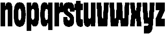 Ayr Stretch Extrabold otf (700) Font LOWERCASE
