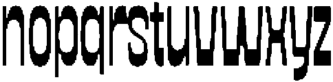Ayr Stretch Extralight otf (200) Font LOWERCASE