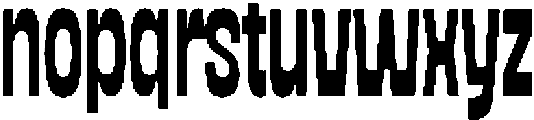 Ayr Stretch Medium otf (500) Font LOWERCASE