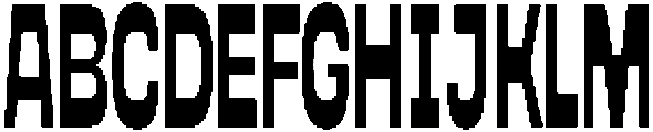 Ayr Stretch Regular otf (400) Font UPPERCASE