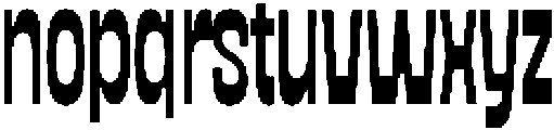 Ayr Stretch Regular otf (400) Font LOWERCASE