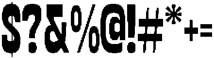 Ayr Stretch Semibold otf (600) Font OTHER CHARS