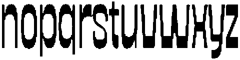 Ayr Stretch Thin otf (100) Font LOWERCASE