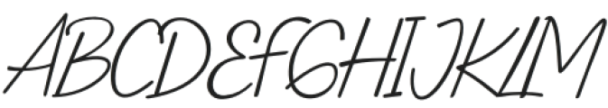 Aysiteruyo otf (400) Font UPPERCASE