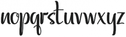 Ayunda Typeface otf (400) Font LOWERCASE