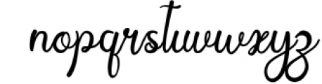 Ayushita beauty calligrapy Font LOWERCASE