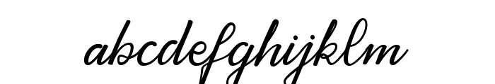 Ayrton pight Regular Font LOWERCASE