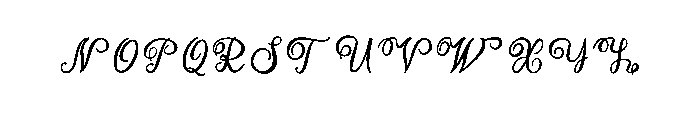 ayushita Font UPPERCASE