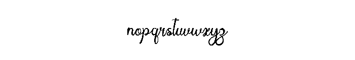 ayushita Font LOWERCASE