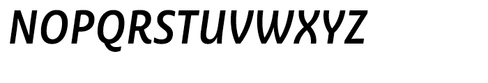 Ayita Pro SemiBold Italic Font UPPERCASE