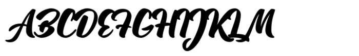 Ayaha Font UPPERCASE