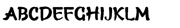 Ayakano Font UPPERCASE