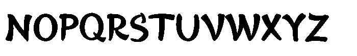 Ayakano Font UPPERCASE
