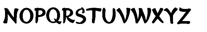 Ayakano Font LOWERCASE